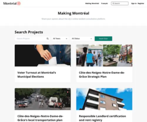 Makingmtl.ca(Réalisons) Screenshot