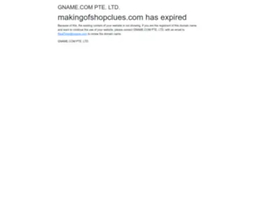 Makingofshopclues.com(Makingofshopclues) Screenshot