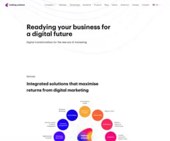 Makingscience.co.uk(Digital Marketing) Screenshot