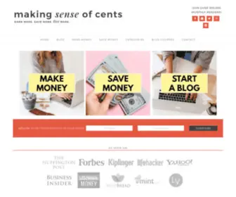Makingsenseofcents.com(A Personal Finance Blog) Screenshot