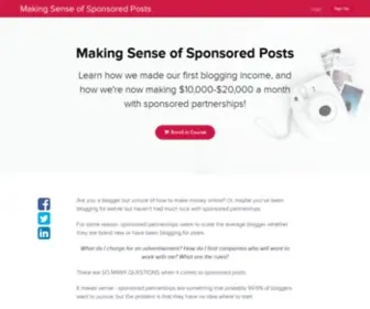 Makingsenseofsponsoredposts.com(Sponsored Posts) Screenshot