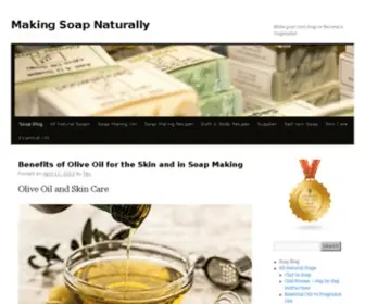 Makingsoapnaturally.com(Natural Soap making) Screenshot