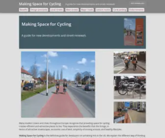 Makingspaceforcycling.org(Making Space for Cycling) Screenshot