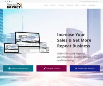 Makingtheimpact.com(Web Development) Screenshot