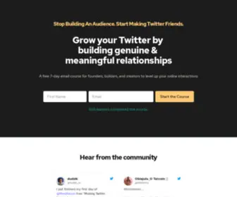 Makingtwitterfriends.com(Making Twitter Friends) Screenshot