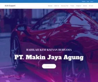 Makinjayaagung.com(MJA Support) Screenshot