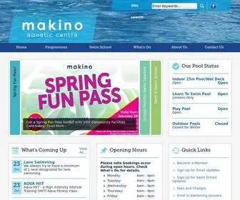 Makino.co.nz(Makino Aquatic Centre) Screenshot