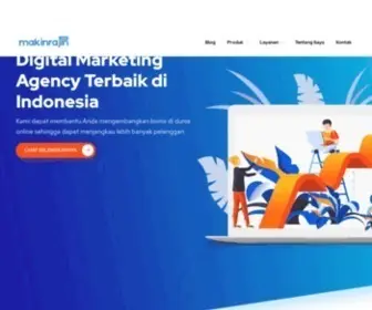 Makinrajin.com(Digital Marketing Agency Terbaik di Indonesia) Screenshot