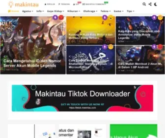 Makintau.com(Makin Tau) Screenshot