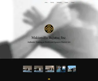 Makionha.com(Makion-Ha Bujutsu, Inc) Screenshot