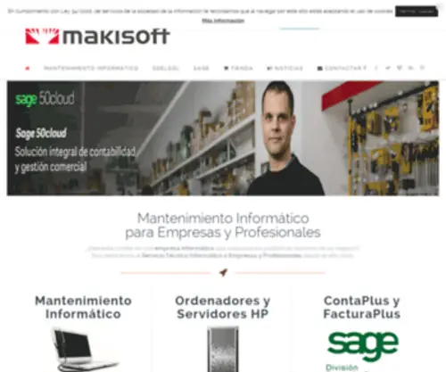Makisoft.es(Mantenimiento) Screenshot