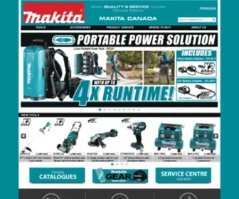 Makita.ca(Makita canada) Screenshot