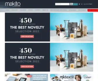 Makito.es(MAKITO promotional products) Screenshot