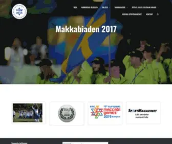 Makkabiforbundet.com(Svenska Makkabif) Screenshot