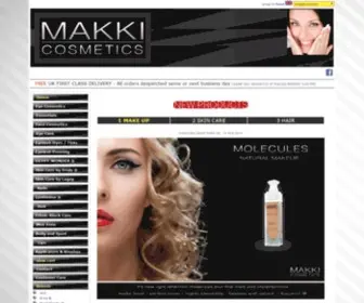 Makkicosmetics.com(Makki Cosmetics) Screenshot