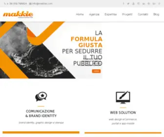 Makkie.com(Agenzia di Comunicazione) Screenshot