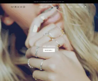 Makkojewelry.com(MAKKO) Screenshot