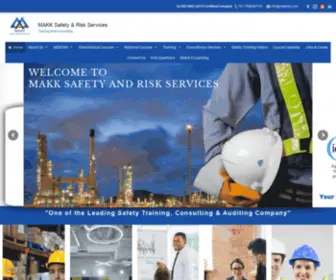 Makksrs.com(MAKK Safety & Risk Services) Screenshot