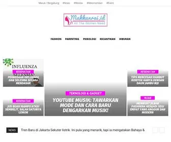 Makkunrai.id(Makkunrai Indonesia merupakan website lengkap seputaran wanita) Screenshot