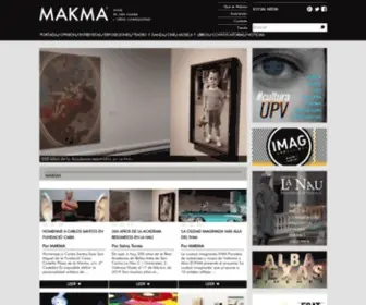 Makma.net(MAKMA Revista de artes visuales y cultura contempor) Screenshot