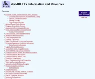 Makoa.org(DisABILITY Information and Resources) Screenshot