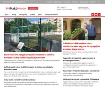 Makohirado.hu(Címlap) Screenshot