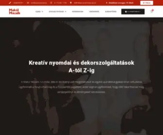Makoimozaik.hu(Makói Mozaik) Screenshot