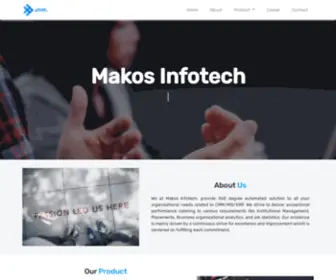 Makosinfotech.com(IT Service Management with Best software applications) Screenshot