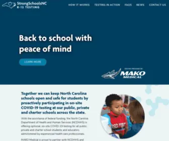 Makostrongschoolsnc.com(StrongSchoolsNC K) Screenshot