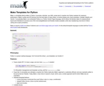 Makotemplates.org(Mako) Screenshot