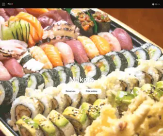 Makotosushibar.com(Sushi bar & Restaurant) Screenshot