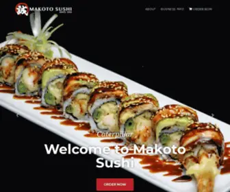 Makotosushila.com(Makoto Sushi) Screenshot