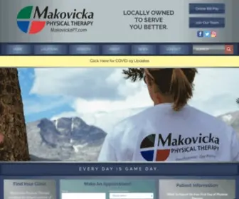 Makovickapt.com(Physical Therapy in metro Omaha) Screenshot