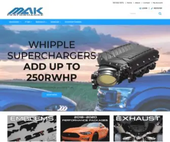 Makperformance.com(Ford Mustang and F150 Specialist) Screenshot