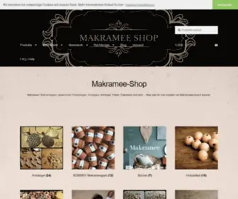 Makramee-Shop.com(Produkte Archiv) Screenshot