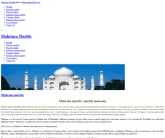 Makranamarble.co.in(Makrana Marble) Screenshot