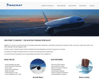 Makrat.com(The Aviation Trading Specialist) Screenshot