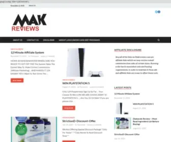 Makreviews.com(Best Supplements Reviews) Screenshot