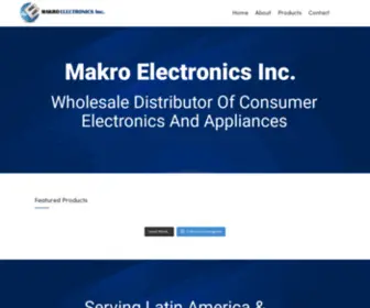 Makro-Electronics.com(Makro Electronics) Screenshot