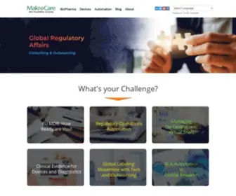 Makrocare.com(Regulatory, Clinical Consulting Services to Biopharma &amp; Medical Device Companies) Screenshot
