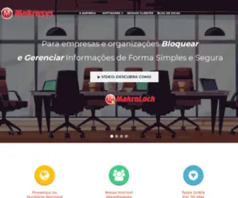 Makrodesk.com.br(Makrosys Tecnologia da Informação) Screenshot