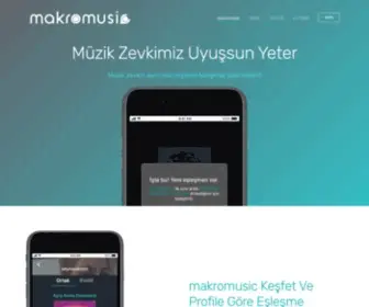 Makromusic.com(Find Your Music Buddy) Screenshot