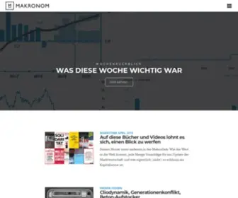 Makronom.de(Online-Magazin für Wirtschaftspolitik) Screenshot