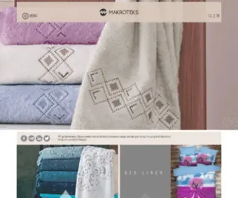 Makroteks.com(Home Textile Company) Screenshot
