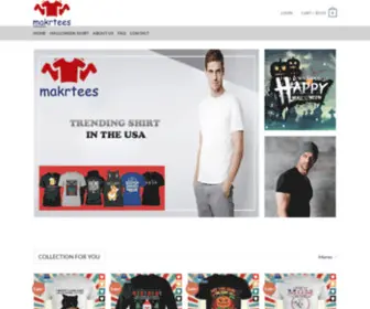 Makrtees.com(Merchandise Online Shopping in the USA) Screenshot