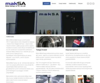 Maksametal.com.tr(Anasayfa) Screenshot