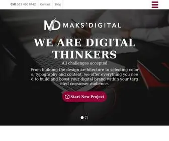 Maksdigital.com(Maks Digital) Screenshot