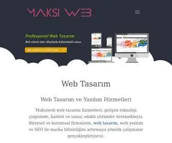 Maksiweb.com(Web Tasarım) Screenshot
