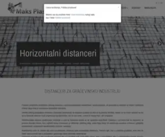 Maksplast.com(Proizvodnja distancera) Screenshot