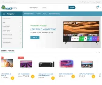 Makspro.si(Iroka ponudba tv sprejmenikov) Screenshot